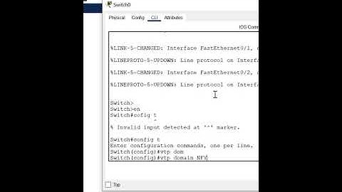 How to Configure Vtp Server in Cisco Switch? #shortsvideo #shorts