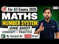 Number System One Shot | Maths for All Competitive Exams | Number System Marathon Class |Sanjeet Sir