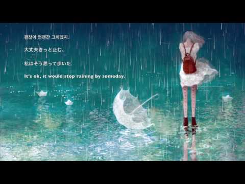 (+) Rain is falling