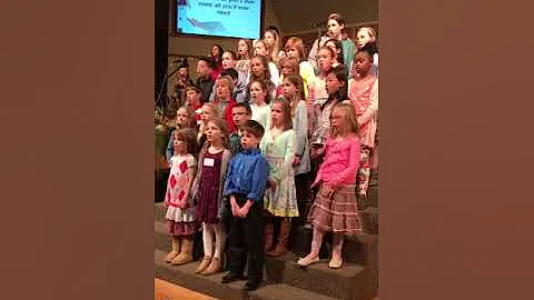Little Girl Dancing in Choir