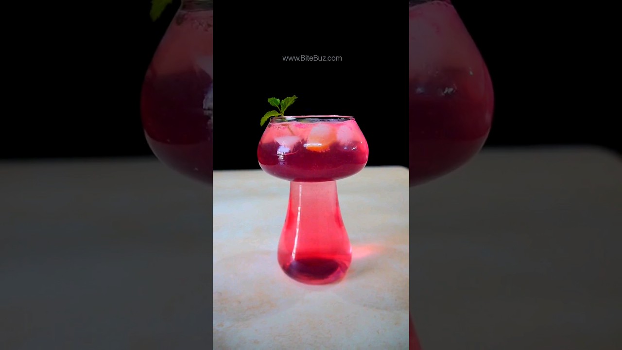 Mushroom Glass Cocktail 🍄. 
