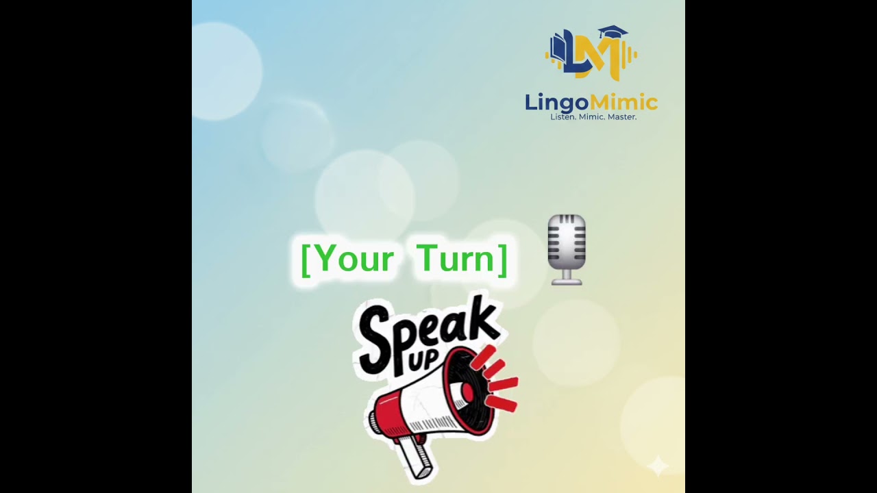 Phrases for Your Daily Routine​