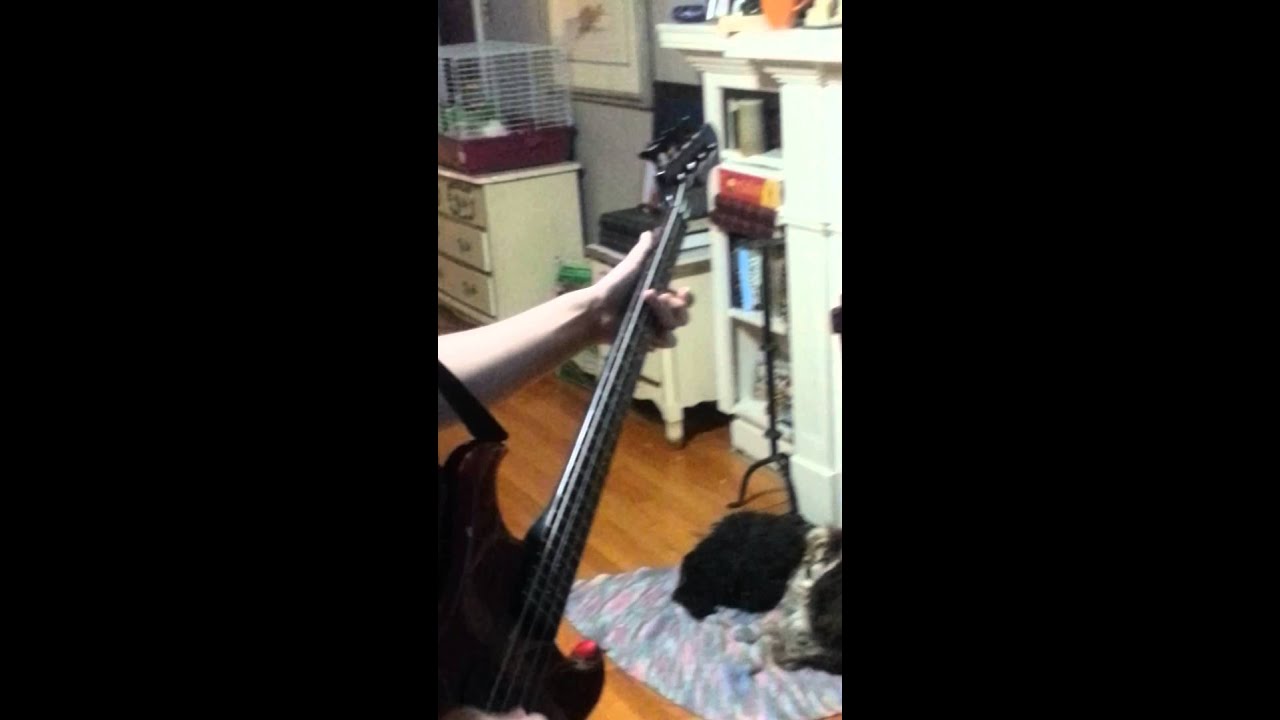 Milo's w injured finger playing Primus...