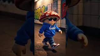 Cool Mushroom Twerking To The Beat