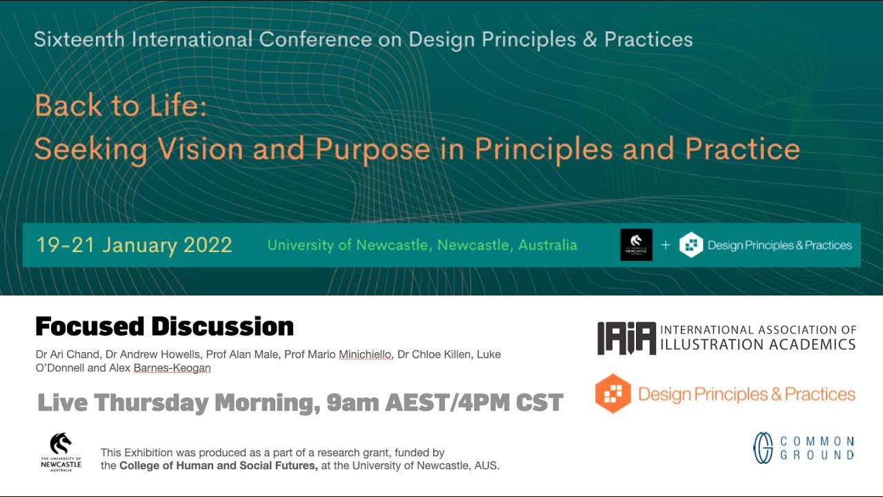 Illustration Research: A Focused Discussion – with Prof. Alan Male, Prof. Mario Minichiello