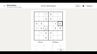 LinkedIn Mini-Sudoku Answer Today | 03 August 2026 - Puzzle #357 screenshot 1