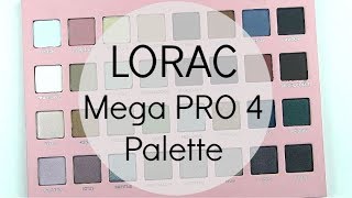 LORAC Mega PRO 4 Palette: Live Swatches & Review