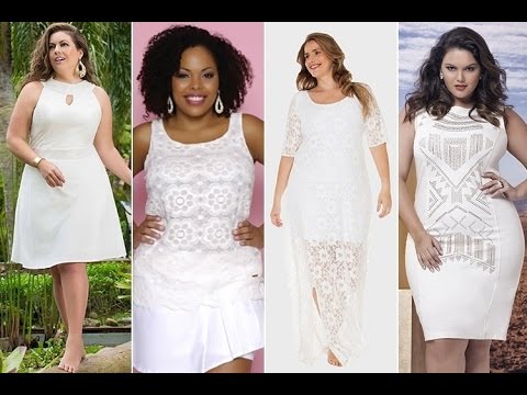 vestido branco reveillon plus size