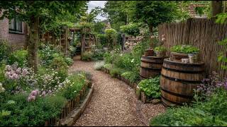 Celebrity Creating Small Rustic Garden Oasis Made from Recycled Treasures Wealth