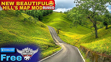 How To Add Dangerous Off-road Map Mod In Bus Simulator Indonesia.Hill Map Mod in Bussid.