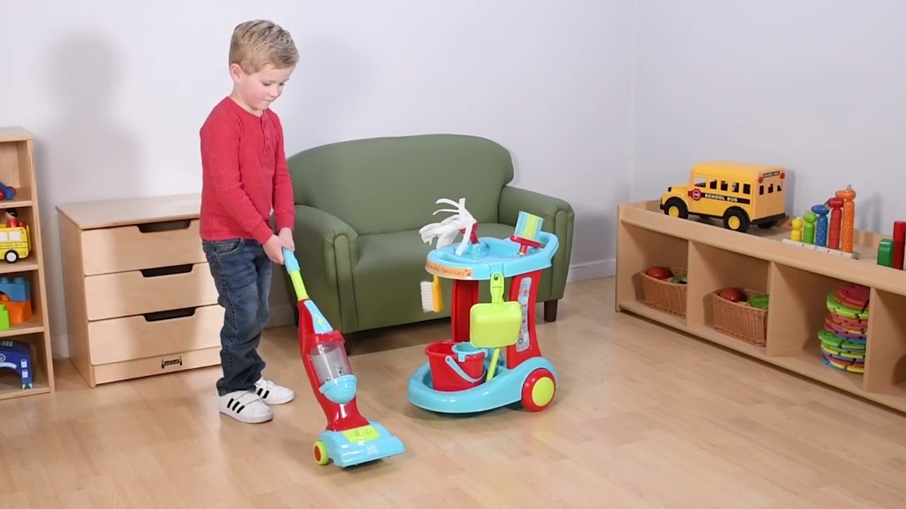 Little Helper Cleaning Set w/ vacuum, broom, & more