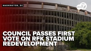 DC Council advances $3.7B RFK Stadium redevelopment plan after first vote passes 9-3