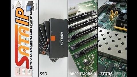 FPGA + SATA AHCI IPcore  on Xilinx ZC706 (Zynq-7000)