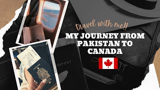 TRAVEL VLOG\\ My journey from Pakistan to Canada🇨🇦 (Bussiness class)