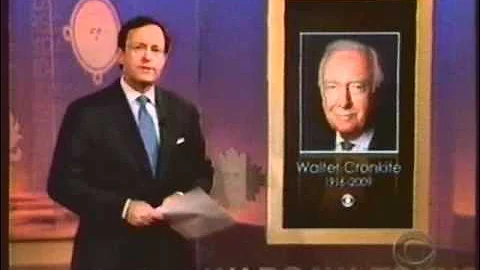 The Death of Walter Cronkite - July, 2009 - from CBS Sunday Morning - part 4