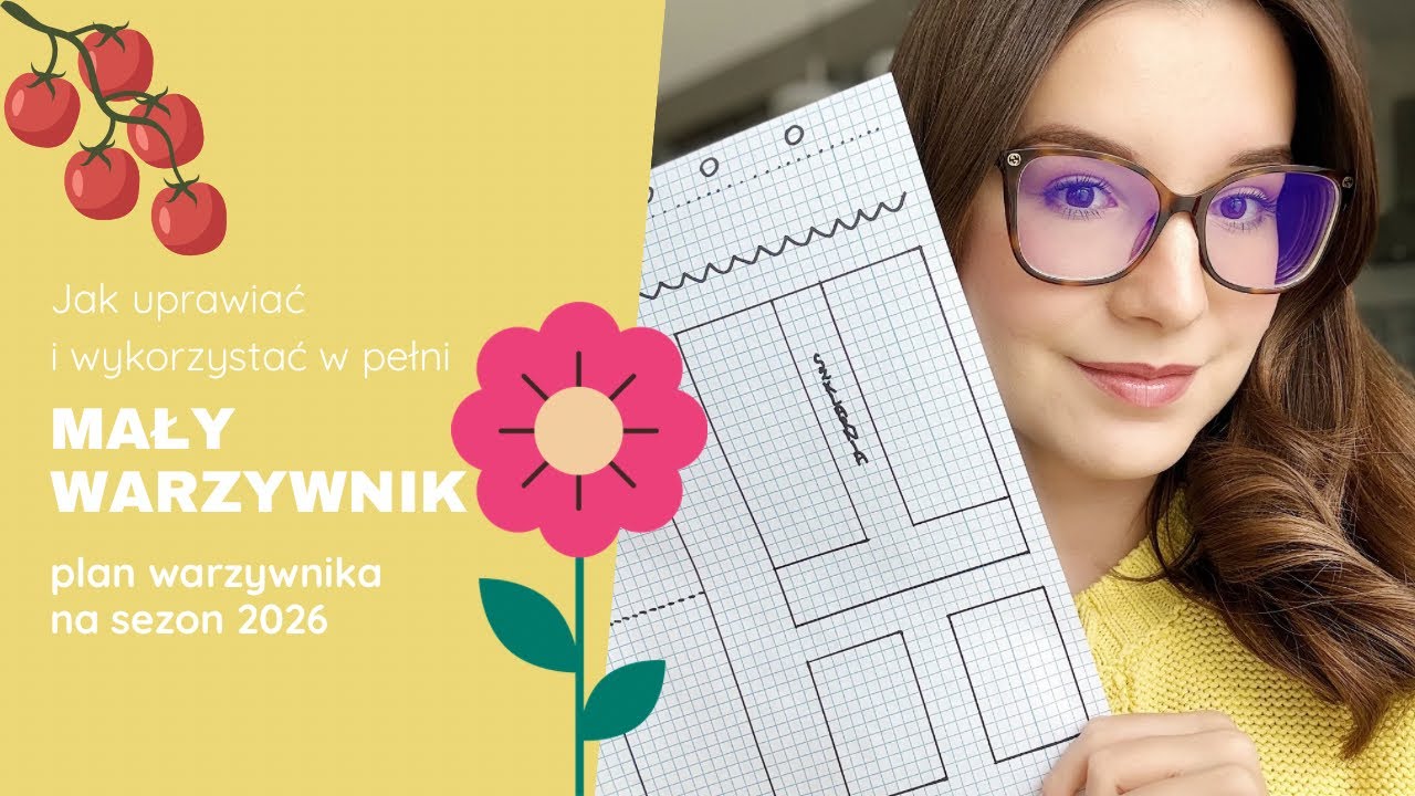 Jak zaplanować mały ogródek warzywny? Mój plan na warzywnik.