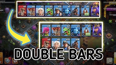 HOW TO GET DOUBLE DEPLOYMENT BAR IN CLASH OF CLANS - ubah bar serangan jadi double (coc)