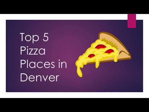 Vidéo: Top 2 des pizzerias à Denver