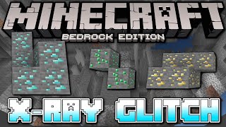 Minecraft Bedrock - X-RAY GLITCH ☠️ NO BOAT ☠️ Easy Tutorial - PS4 , MCPE , Xbox , Windows & Switch