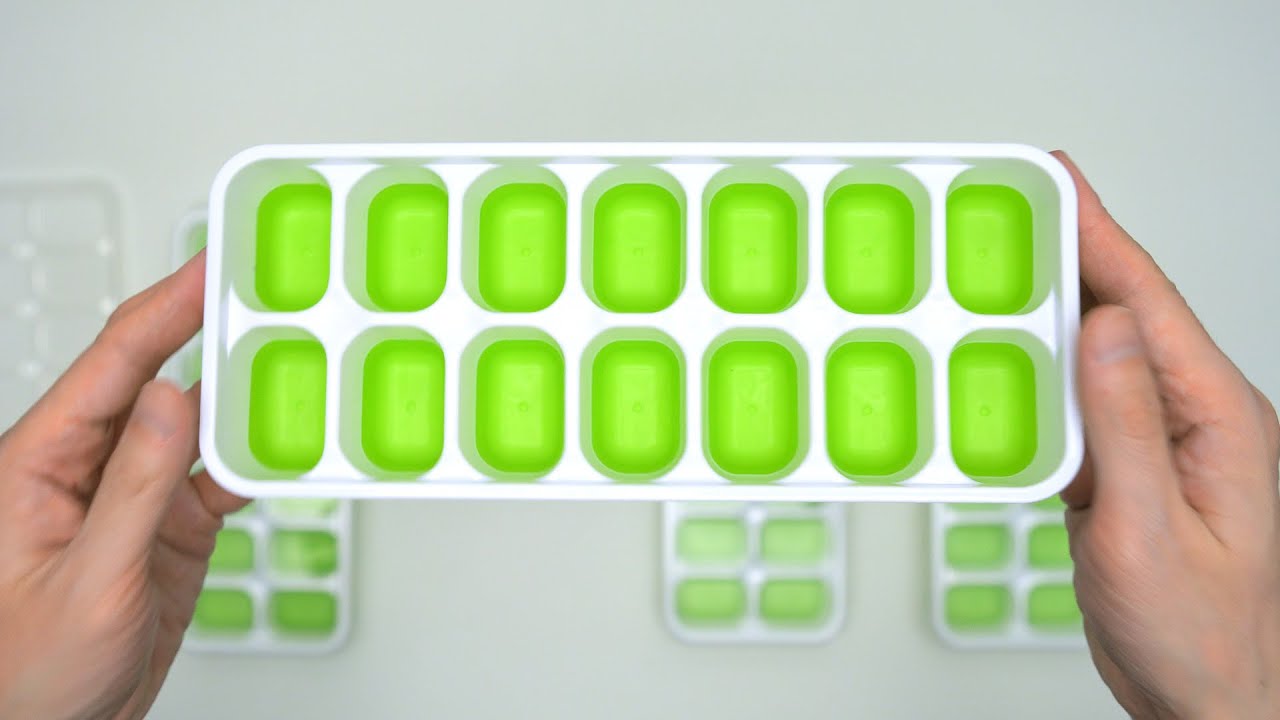 DOQAUS Ice Cube Trays 4 Pack Unboxing
