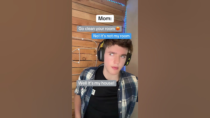 When mom tells you to clean your room 😂.