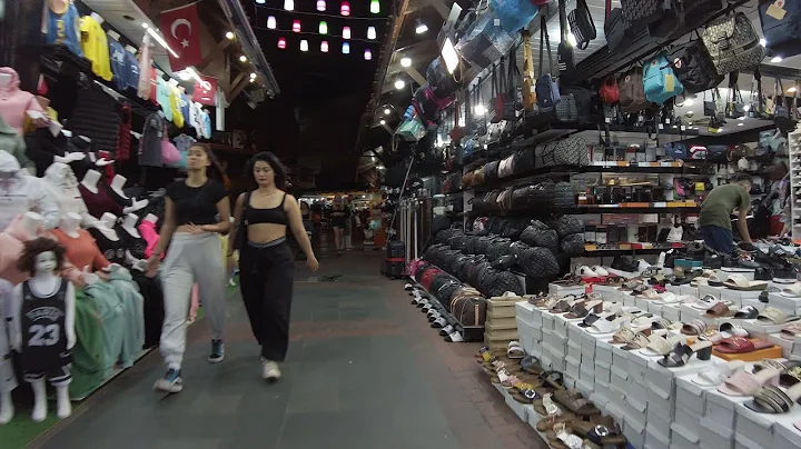 Alanya City Center Bazaar Walking Tour, Antalya/Trkiye, Summer 2022