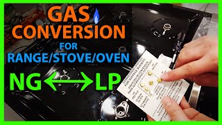 How To Convert a Gas Range, Stove, or Oven to Propane or LP Conversion KitchenAid