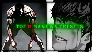Top 13 Trending Manhwa Presets Lookism Edits Presets Manhwa Edits Presets Alight Motion