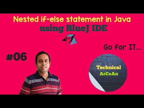 Nested If-Else Statement in Java using BlueJ | BlueJ IDE | ICSE IX & X | Java