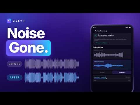 Remove Background Noise from Audio & Video on Android — ZYLYT AI Noise Remover