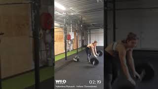 Indoor throwdown @the Beach Wod 3