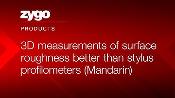 Optical profiler | 3D measurements of surface roughness better than stylus profilometers
