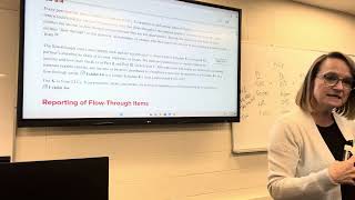 Income Tax Accounting, Fall 2026, chapter 8, LO 8-4, flow-through entities