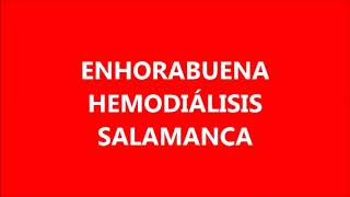 Todos bailando equipo Hemodiálisis en Hospital de Salamanca