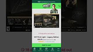007 First Light - Legacy Edition 67% off 👔🍸