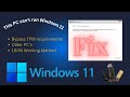 How to Fix ' This PC can't run Windows 11 ' Older Devices | Bypass TPM 2.0 requirements