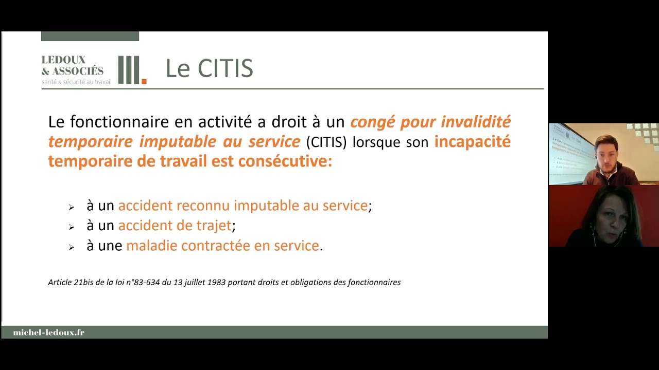 Webinaire Imputabilité au service   5  Le CITIS et la Rechute Partie 1