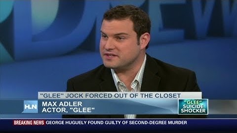 'Glee' actor Max Adler talks homophobia