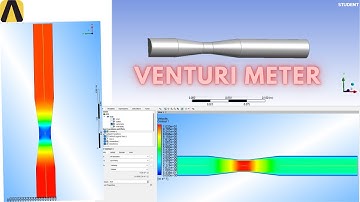 Part-1 Water Flows through a Venturi Meter #ansysfluent #ansys #ansystutorial #cfd #iit #simulation