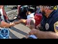 Police Drag Wanted Suspect From Vehicle