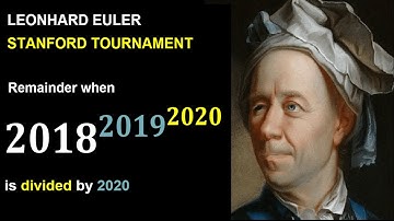 Again and again Euler came to help SMT Stanford Math Tournament Solutions Questions Theorem Totient