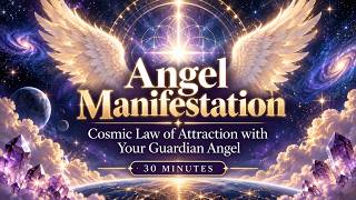 Angel Manifestation 🌌 Cosmic Law of Attraction with Your Guardian Angel (30 Min) | Lisa Beachy