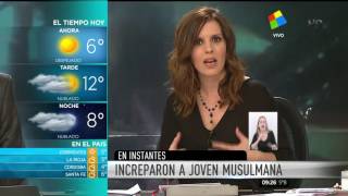 Increpan a mujer musulmana Increpan a mujer musulmana