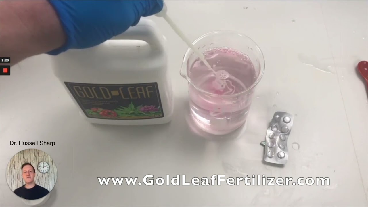 Gold Leaf instantly dechlorinates tap water.