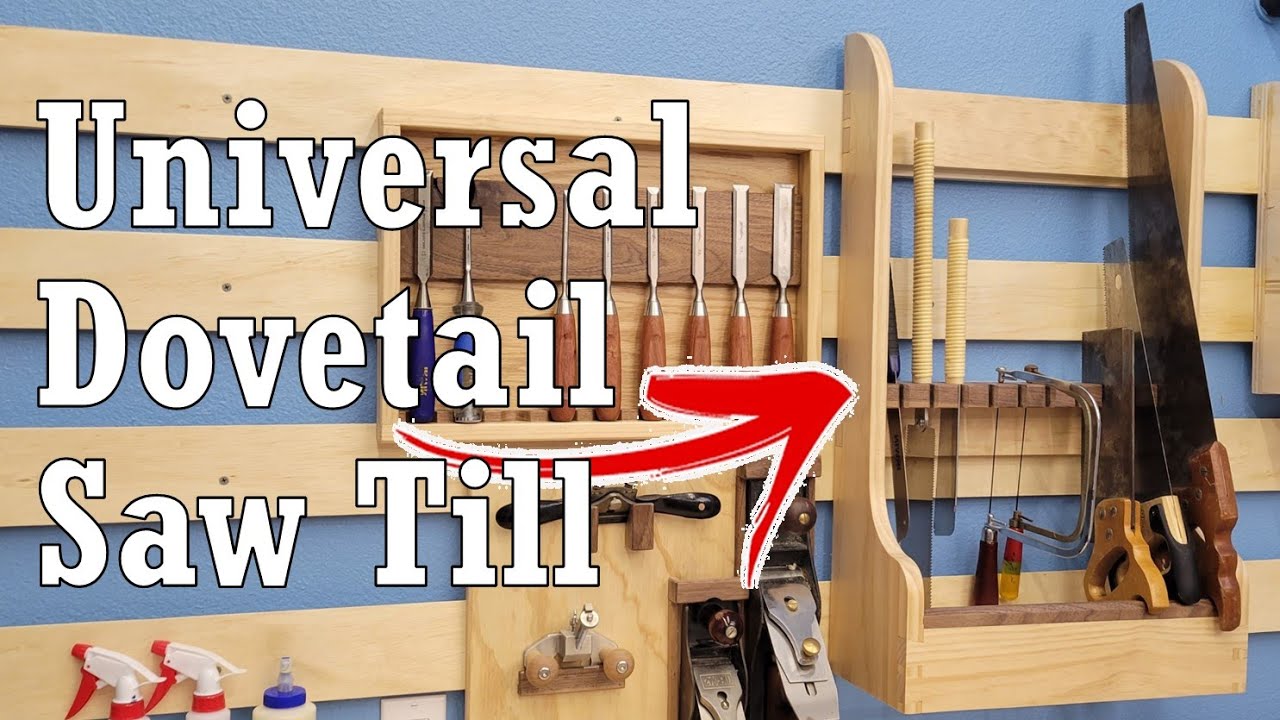 Building a Universal Saw Till / Dovetail French Cleat Holder - YouTube