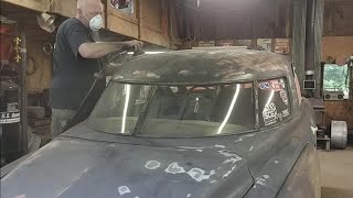 49 Studebaker gasser project..sanding the whole car down part 1 @IRESTOREBUILDSTUFF-ne9xv