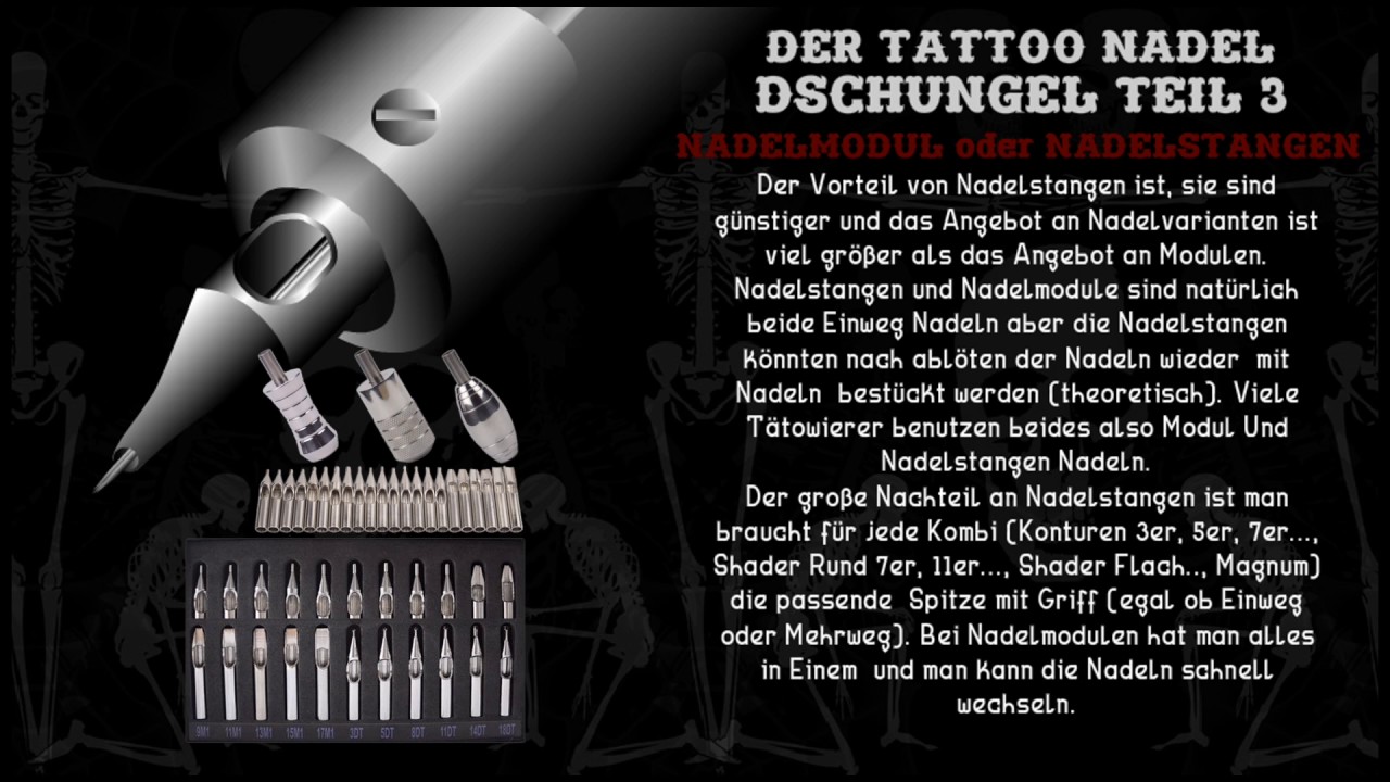Tattooinfos Der Tattoonadel Dschungel Teil 3 Youtube