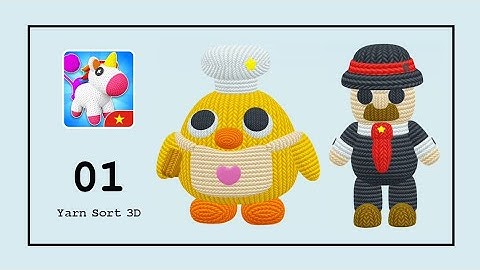 Yarn Sort 3D: Jam Puzzle | Gameplay e.01 | Level 1-10