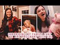 SURPRISING MY FAMILY THAT WE&#39;RE PREGNANT WITH BABY #3 | &amp; Meeting Baby Cousin for the First Time