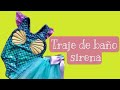 como hacer un traje de baño de sirena DIY